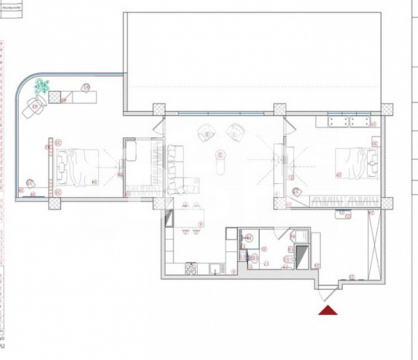  14 3-к. квартира, 119.5 м², 4/24 эт.